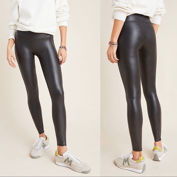 SPANX Pants - Spanx Faux Leather Leggings Black Small